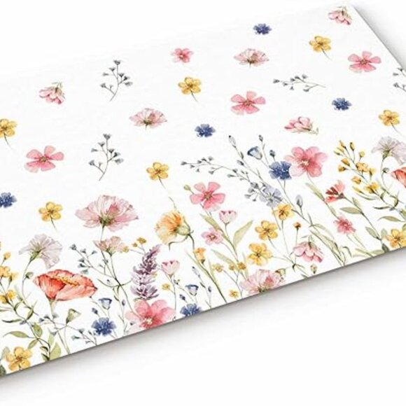 Floral door mat 18"x30" - Picture 5 of 5